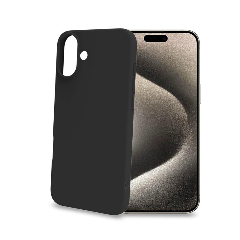 Celly Cromo Case for Apple iPhone 16 Plus Black