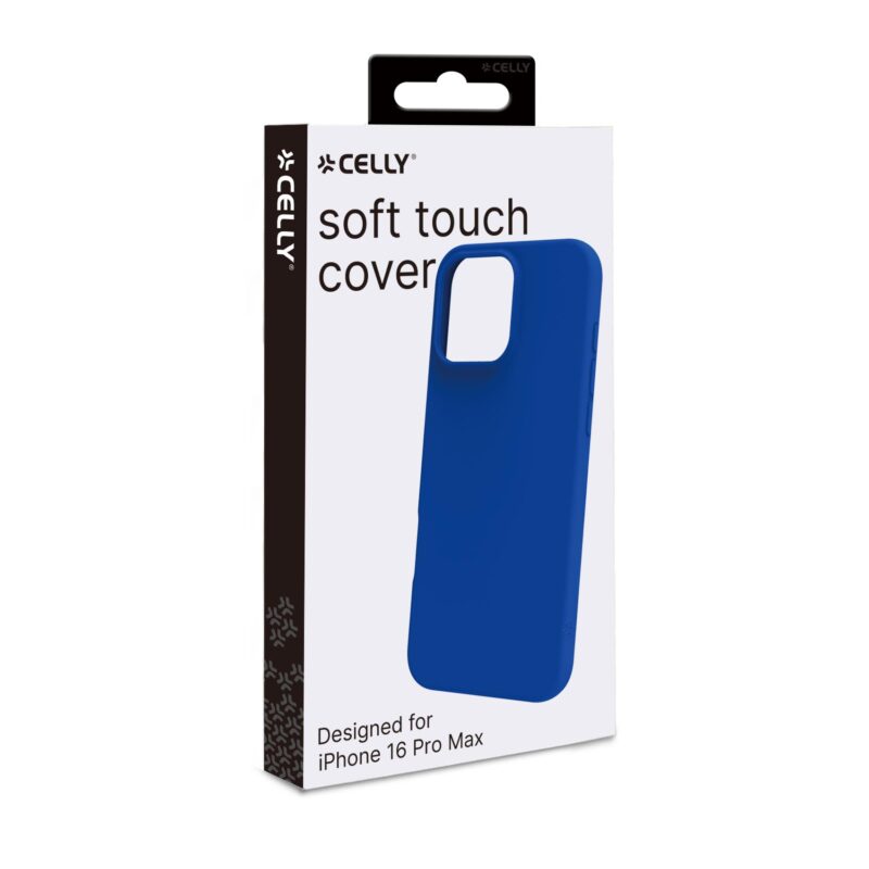 Celly Cromo Case for Apple iPhone 16 Pro Max Blue - Image 2