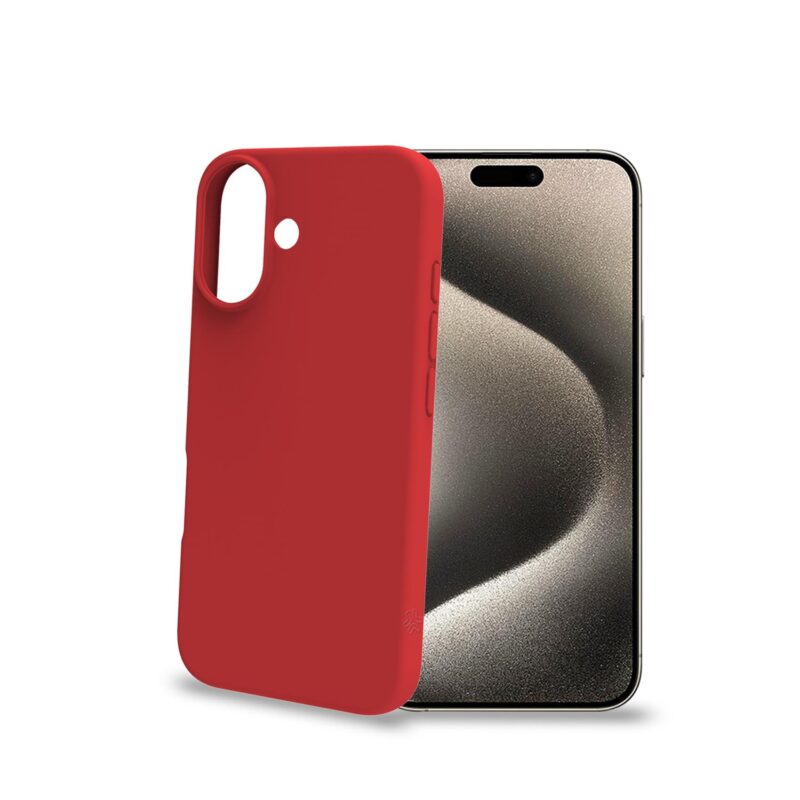 Celly Cromo Case for Apple iPhone 16 Red