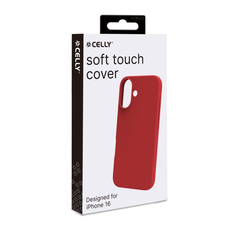 Celly Cromo Case for Apple iPhone 16 Red - Image 2