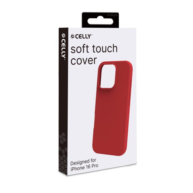 Celly Cromo Case for Apple iPhone 16 Pro Red - Image 2