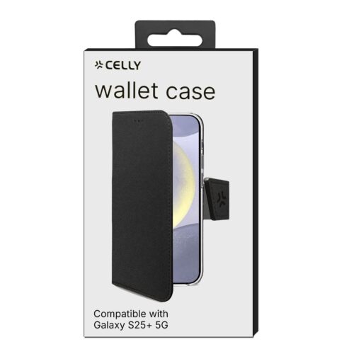 Celly Wally Case for Samsung Galaxy S25+ 5G Black - Image 3