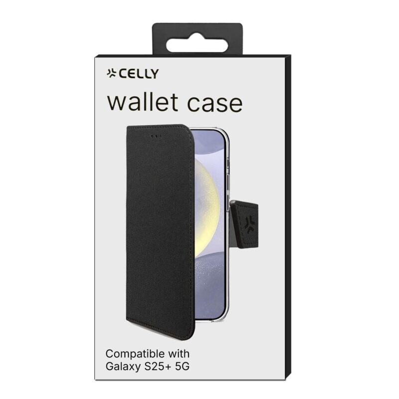Celly Wally Case for Samsung Galaxy S25+ 5G Black - Image 3