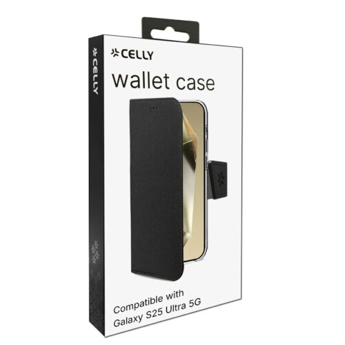 Celly Wally Case for Samsung Galaxy S25 Ultra 5G Black - Image 2