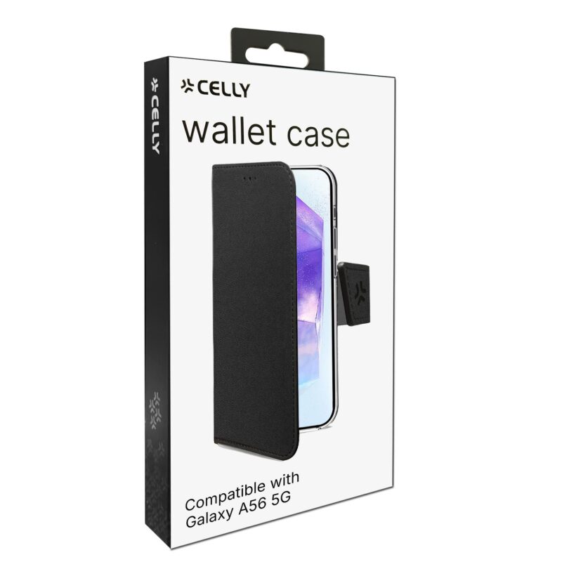 Celly Wally Case for Samsung Galaxy A56 5G Black - Image 2