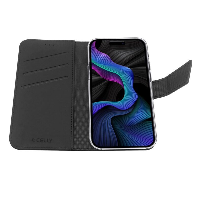 Celly Wally Case for Apple iPhone 15 Black - Image 2