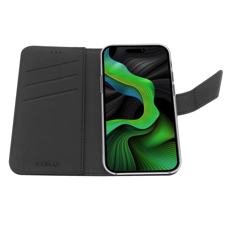 Celly Wally Case for Apple iPhone 15 Pro Black - Image 3