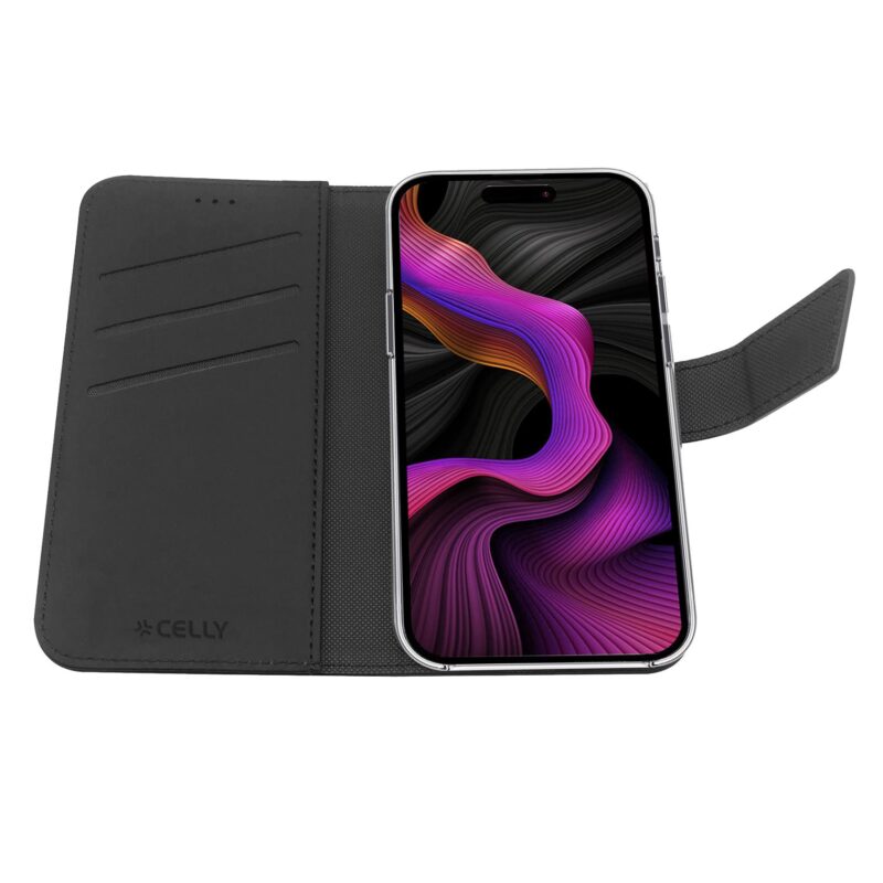 Celly Wally Case for Apple iPhone 15 Plus Black - Image 2