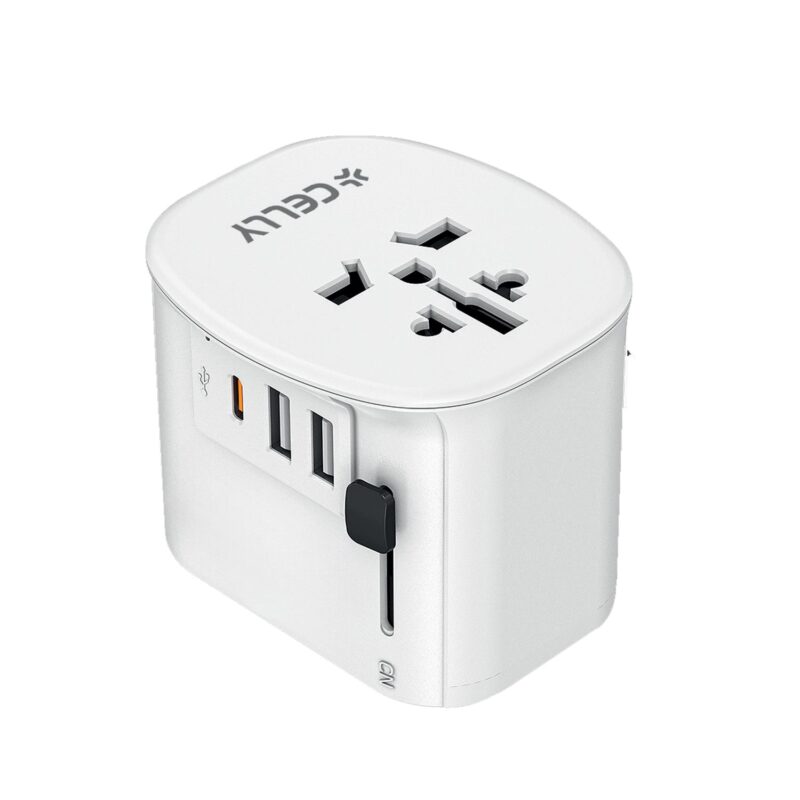Celly Multiplug Travel Charger 30W White