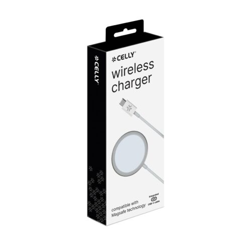 Celly Wireless MagSafe Charger Pro White