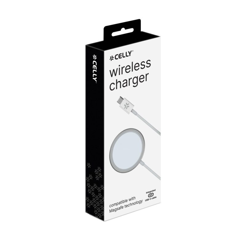 Celly Wireless MagSafe Charger Pro White