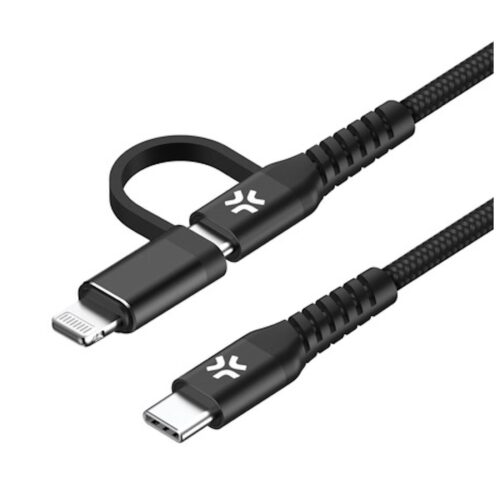 Celly Data Cable USB-C to USB-C & LIGHT 100W (2m) Black