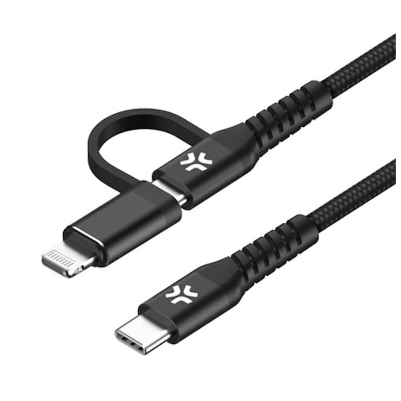 Celly Data Cable USB-C to USB-C & LIGHT 100W (2m) Black