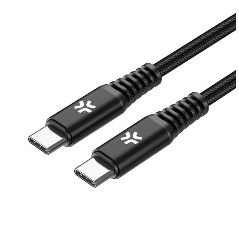 Celly Data Cable USB-C to USB-C 100W (2m) Black