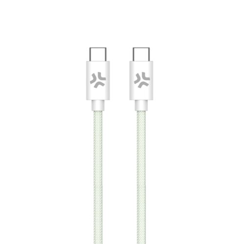 Celly Data Cable USB-C to USB-C (Cotton) 100W (1.5m) Green
