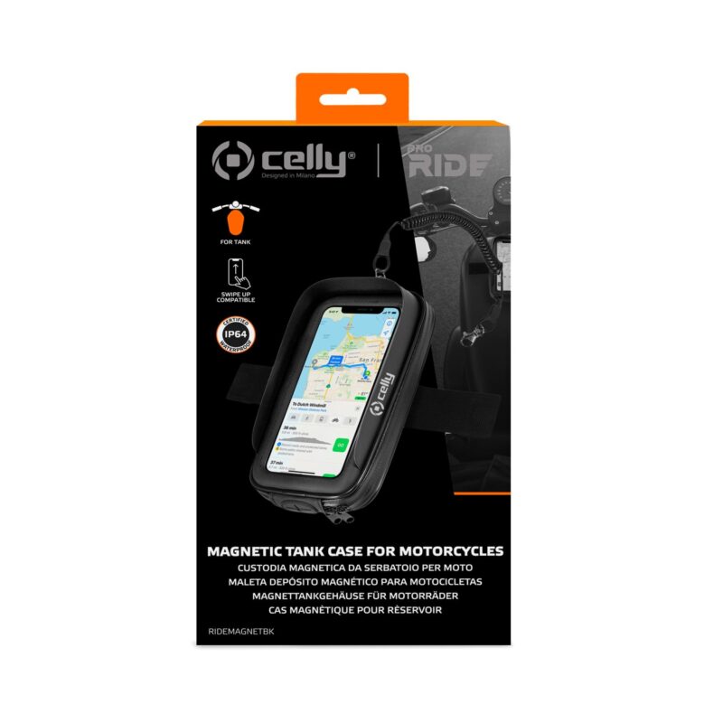 Celly Magnetic Motorbike Holder upto 6,5" Black - Image 7
