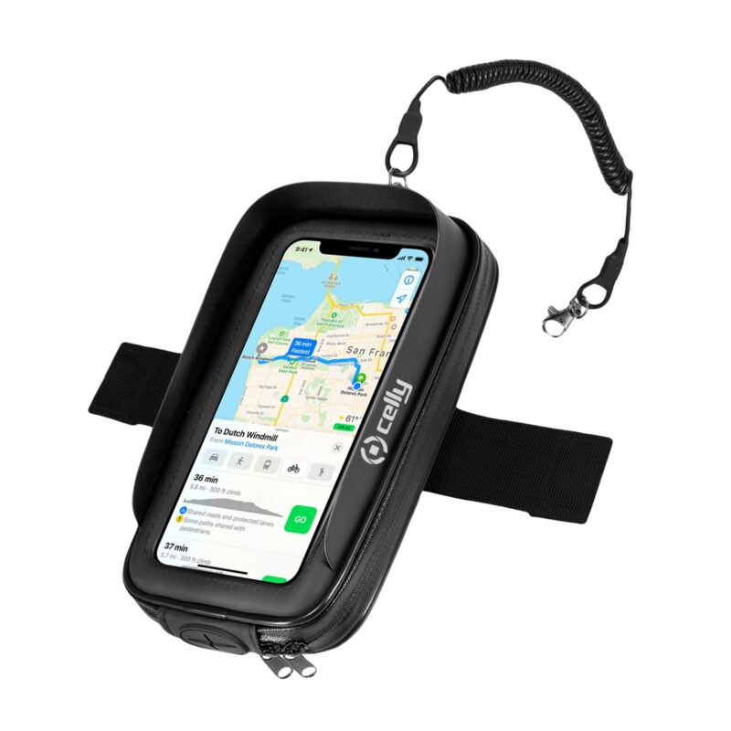 Celly Magnetic Motorbike Holder upto 6,5" Black
