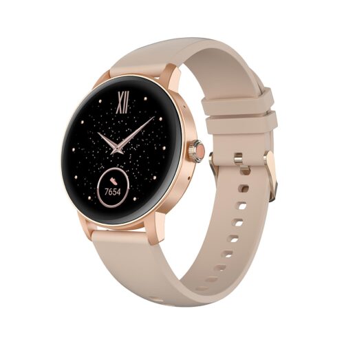 Celly Trainer Round Smartwatch Pink