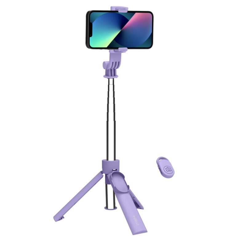 Celly Universal Selfie Stick Violet