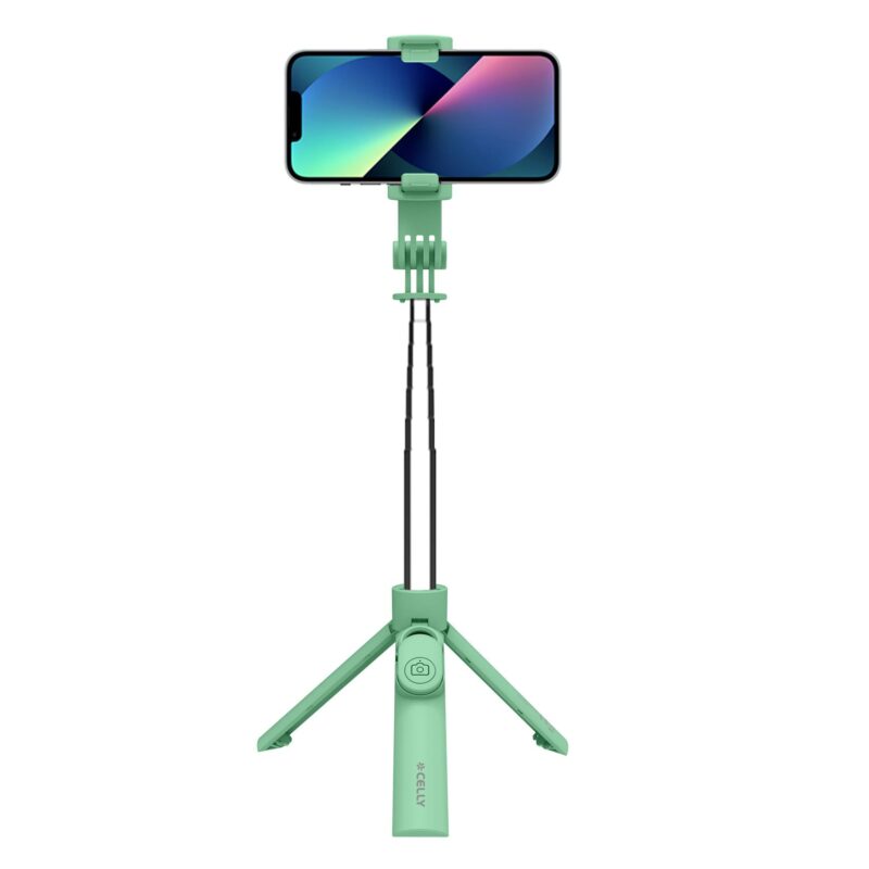 Celly Universal Selfie Stick Green - Image 2