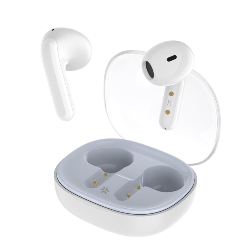 Celly True Wireless Bluetooth Earphones (SHEER-2) White