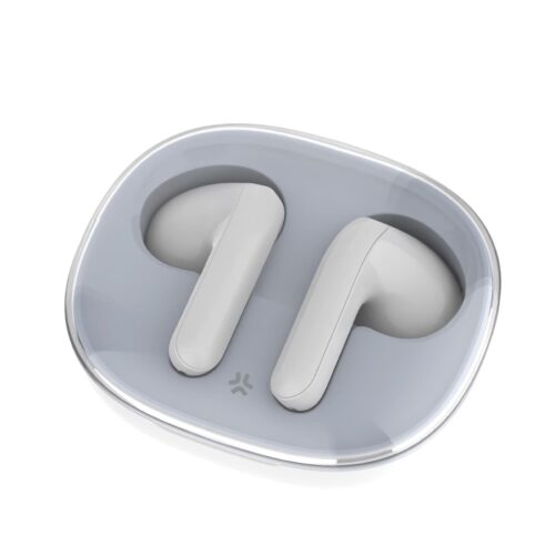 Celly True Wireless Bluetooth Earphones (SHEER-2) White - Image 2