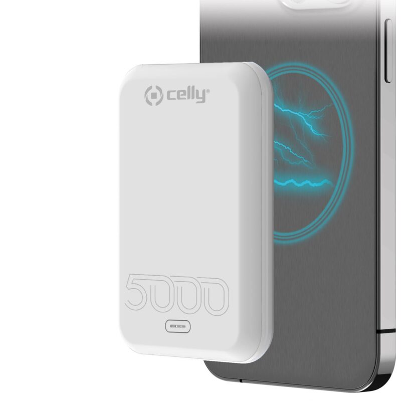 Celly MagSafe Power Bank 5000mAh White - Image 2