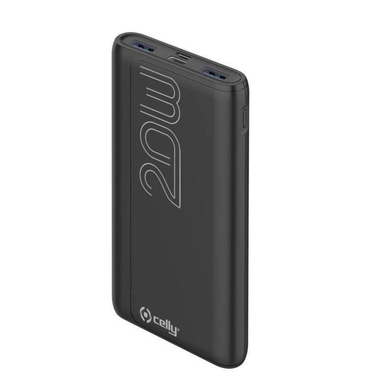 Celly Power Bank (PD 20W) 10000mAh Black