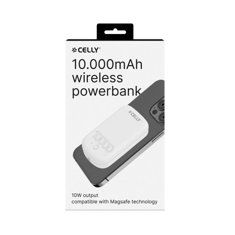 Celly MagSafe Power Bank 10000mAh Pro White