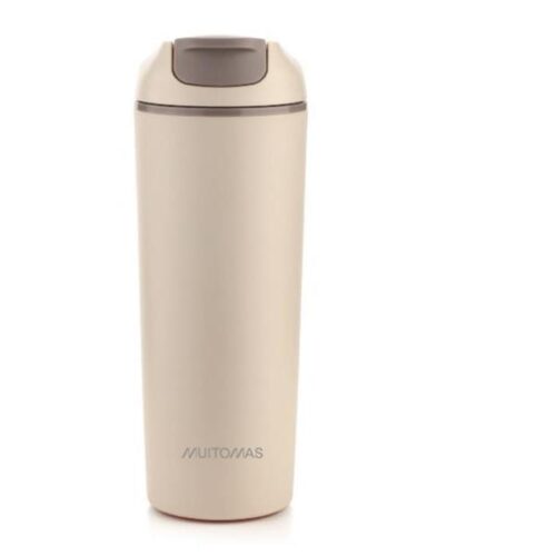 Muitomas Never Fall Down Water Bottle 450mL White