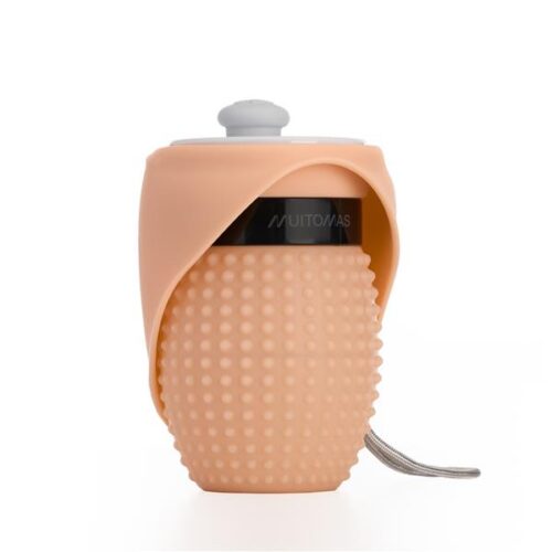 Muitomas Pet Water Bottle Peach Fuzzy - Image 2