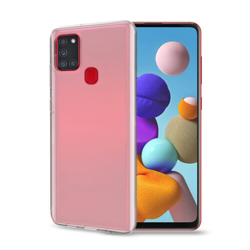Celly TPU Cover for Samsung A21s - Transparent
