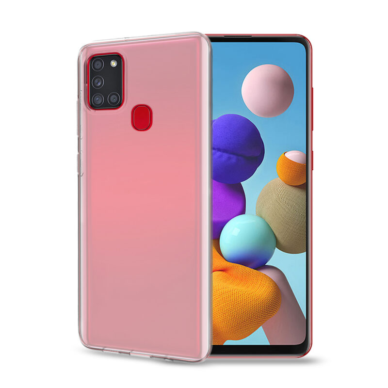 Celly TPU Cover for Samsung A21s - Transparent