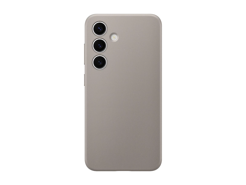 Samsung Vegan Leather Case for Galaxy S24 Taupe