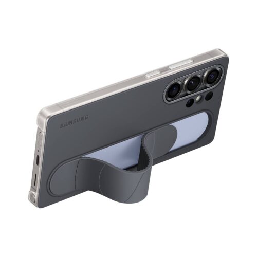 Samsung Standing Grip Case for Galaxy S25 Ultra Black - Image 2