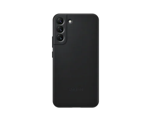 Samsung Leather Cover for S22+ Black