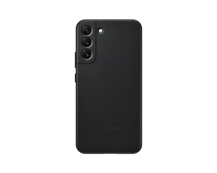 Samsung Leather Cover for S22+ Black