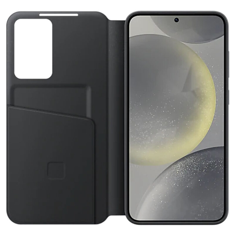 Samsung Smart View Wallet Case for Galaxy S24+ Black - Image 2