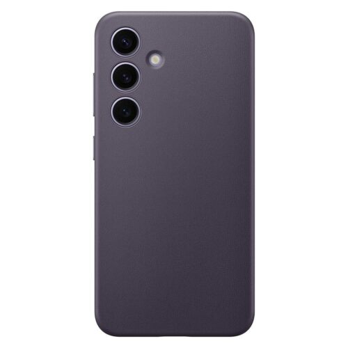 Samsung Vegan Leather Case for Galaxy S24 Dark Violet
