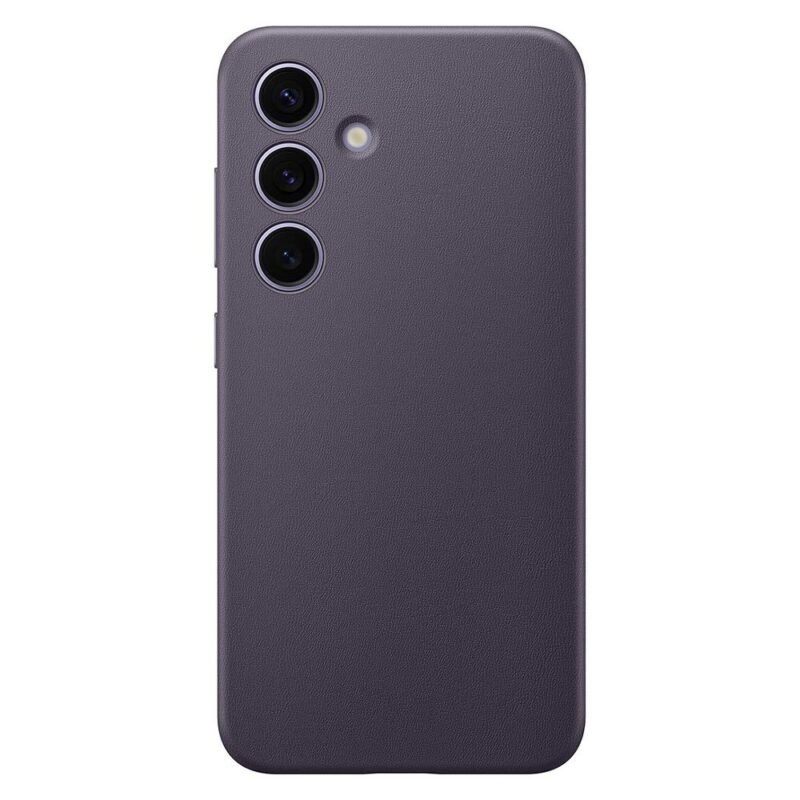 Samsung Vegan Leather Case for Galaxy S24 Dark Violet