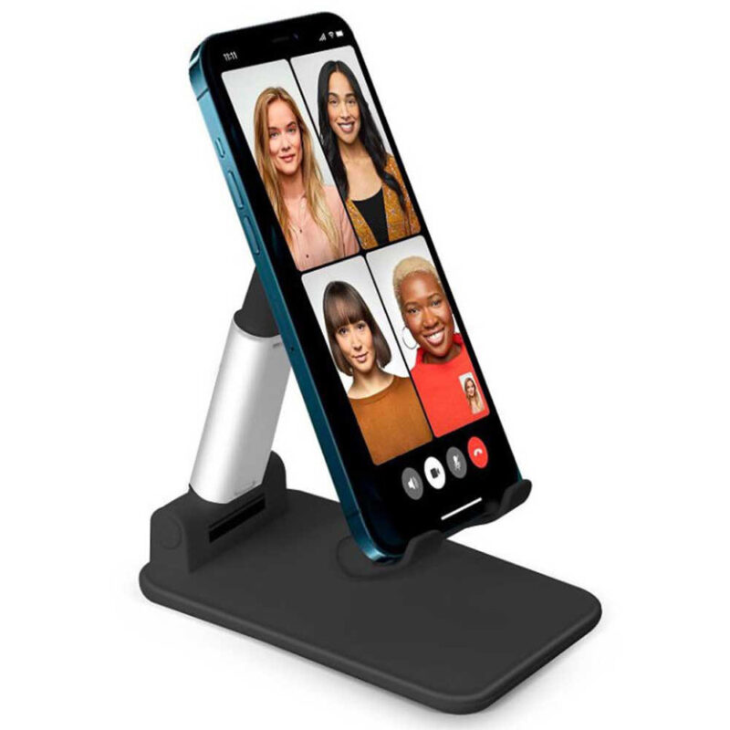 SBS Portable desktop stand for smartphones and tablets up to 12" Black