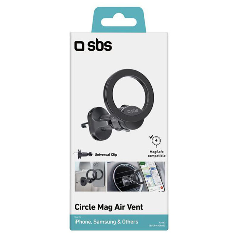 SBS MagSafe-compatible magnetic car holder Black - Image 2