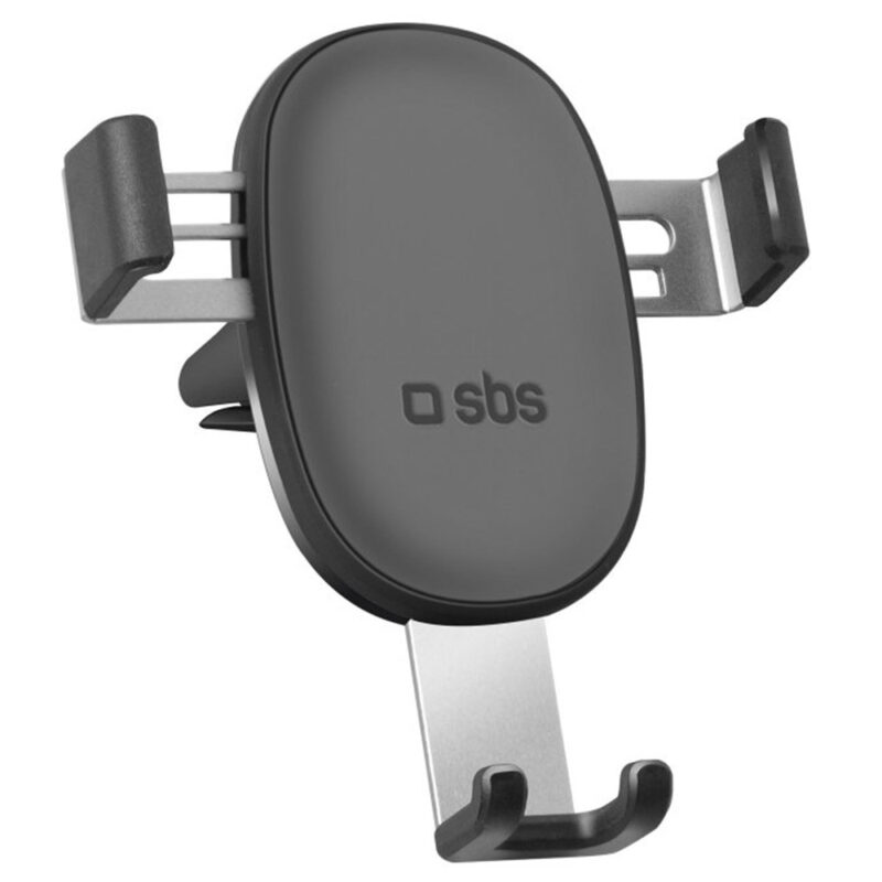 SBS Gravity car smartphone holder with air vent clip Black