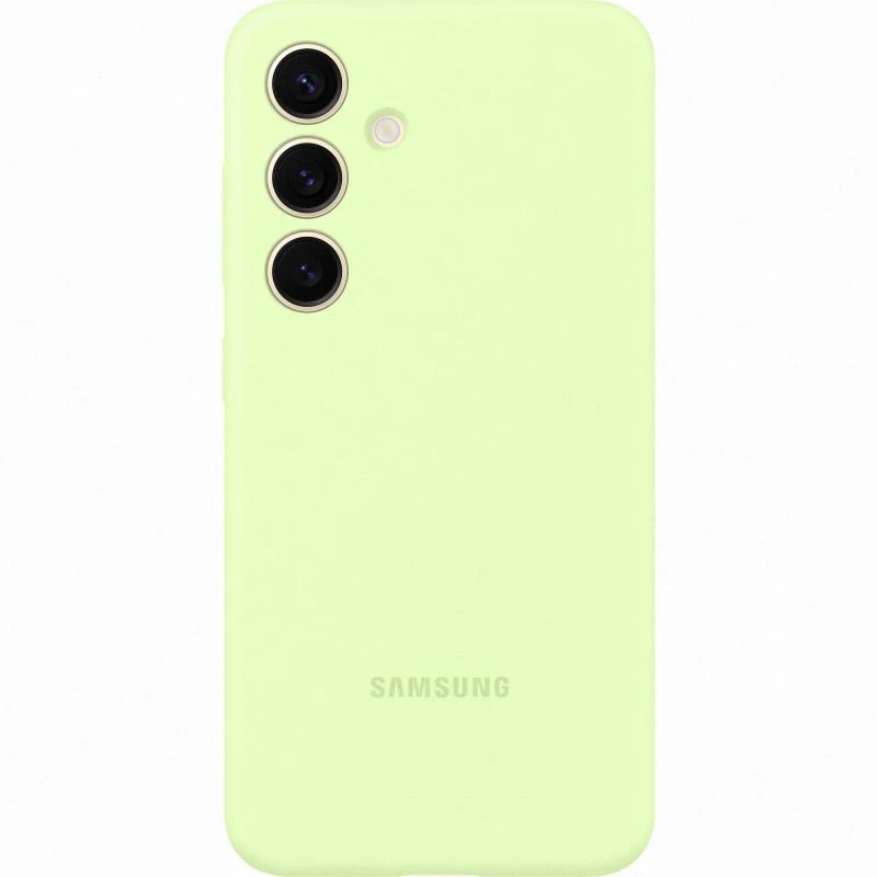 Samsung Silicone Case for Galaxy S24 Light Green