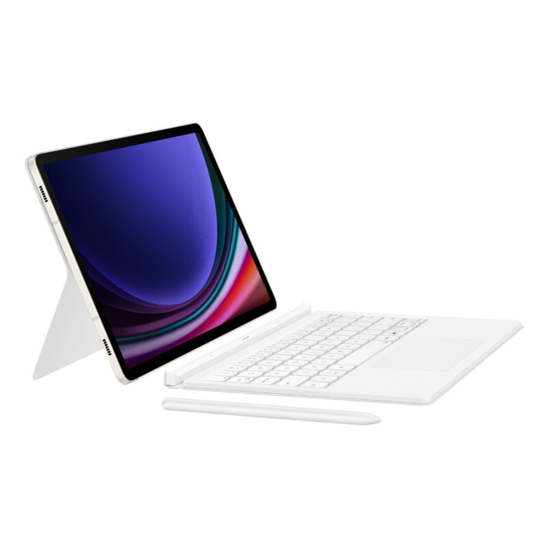 Samsung Book Cover Keyboard for Tab S9 / S9 FE / S10 FE White