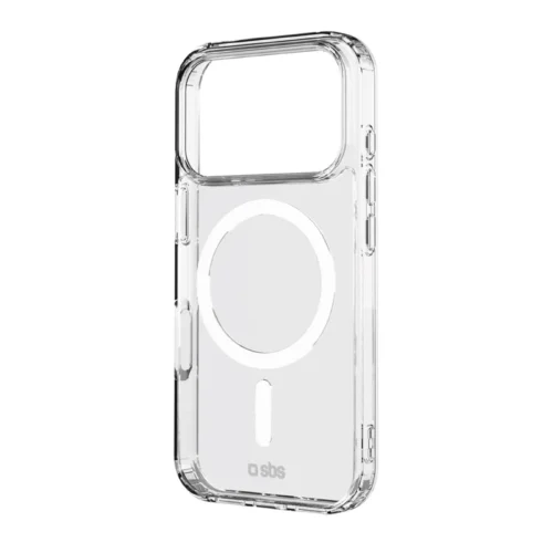 SBS Light Mag Cover compatible with MagSafe for Apple iPhone 17 Pro Transparent