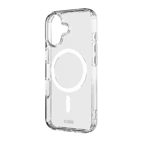 SBS Light Mag Cover compatible with MagSafe for Apple iPhone 17 Transparent