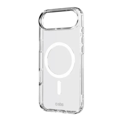 SBS Light Mag Cover compatible with MagSafe for Apple iPhone 17 Air Transparent