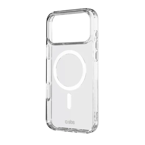 SBS Light Mag Cover compatible with MagSafe for Apple iPhone 17 Pro Max Transparent