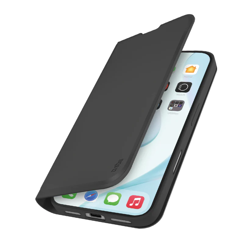 SBS Wallet smooth for Apple iPhone 17 Black